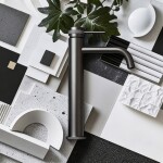 REA - Umyvadlová baterie Lungo Grip - Gun Grey, vysoká REA-B8779