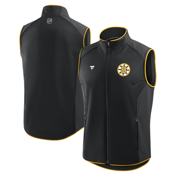 Fanatics Pánská bunda Boston Bruins NHL Authentic Pro Full Zip Vest Velikost: 2XL
