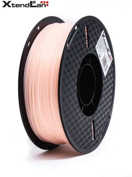 XtendLan PLA filament svítící oranžová / Struna pro 3D tiskárnu / PLA / 1.75mm / 1kg (3DF-LPLA1.75-OR 1kg)