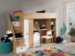 Dětský pokoj Smart 14 Barva korpusu: Dub artisan, Dveře: Černá