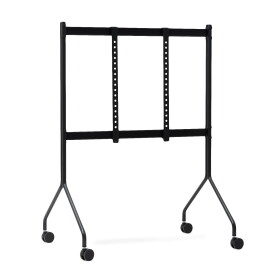 Pedestal Designový stojan na televizi Moon Rollin' Charcoal, černá barva, kov