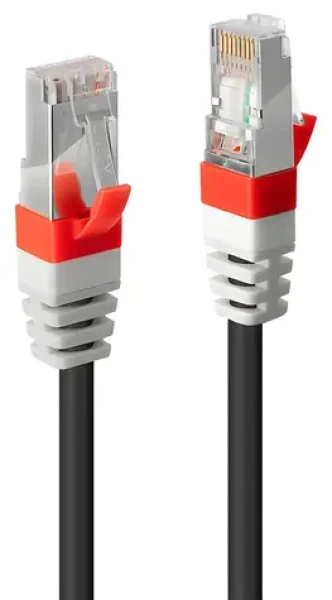 Lindy Cat6a S/FTP černá / Patch kabel / RJ45-RJ45 / PIMF / 5 m / 10 Gbit/s (45366)