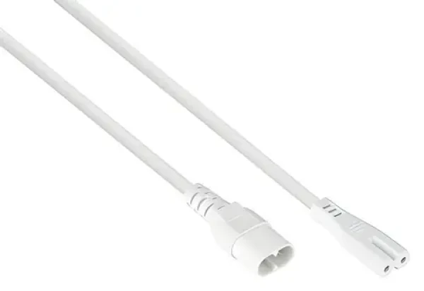 Kabelmeister prodlužovací kabel C8-C7 bílá / Napájecí kabel / 5 m / 250 V (SK0870-W050)