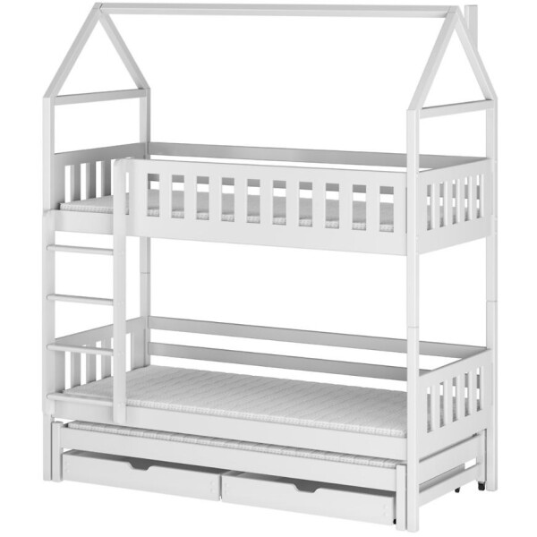 Posteľ Domček Iga 90x200 white