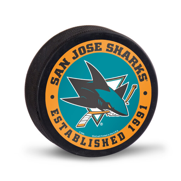 Wincraft Puk San Jose Sharks NHL Hockey Puck Packaged