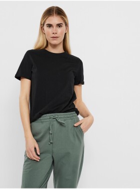 Černé basic tričko VERO MODA Paula Dámské