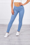 Barevné kalhoty z lehkého denimu S