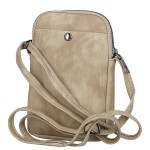 Menší dámská crossbody kapsa Lóra, béžová