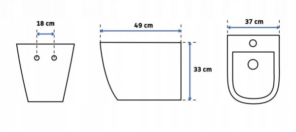 GEBERIT DuofixBasic s bílým tlačítkem DELTA51 + WC REA Carlo Flat Mini Rimless + SEDÁTKO 458.103.00.2 51BI CF1