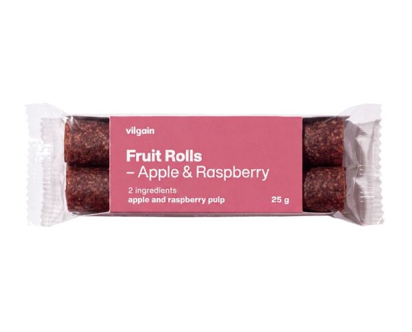 Vilgain Fruit rolls – 10× Malina & jablko 25 g