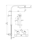 IDEAL STANDARD - Ceratherm C100 Sprchový set s termostatem, 30x30 cm, chrom A7542AA