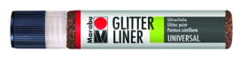 Glitter liner Marabu 25 ml - mandarinka 525