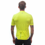 Pánský cyklistický dres kr. rukáv Sensor Coolmax Entry neon yellow