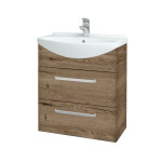 Dřevojas - Umyvadlová skříňka TAKE IT SZZ2 65 - D21 Tobacco / Úchytka T01 / D21 Tobacco 279097A