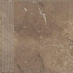 Dlažba Track brown schodovka 30/30