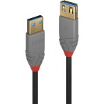 Delock USB 2.0 prodlužovací kabel plochý zahnutý [1x USB 2.0 zástrčka A - 1x USB 2.0 zásuvka A] 1.00 m černá oboustranně zapoji