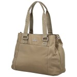 Stylová dámská nylonová kabelka do ruky Elke, béžová