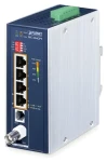 Planet IVC-234GPT / VDSL2 mediakonvertor průmyslový / 4x GLAN PoE+ 802.3at / profil 17a/30a/35b / G.Vectoring / G.INP (IVC-234GPT)