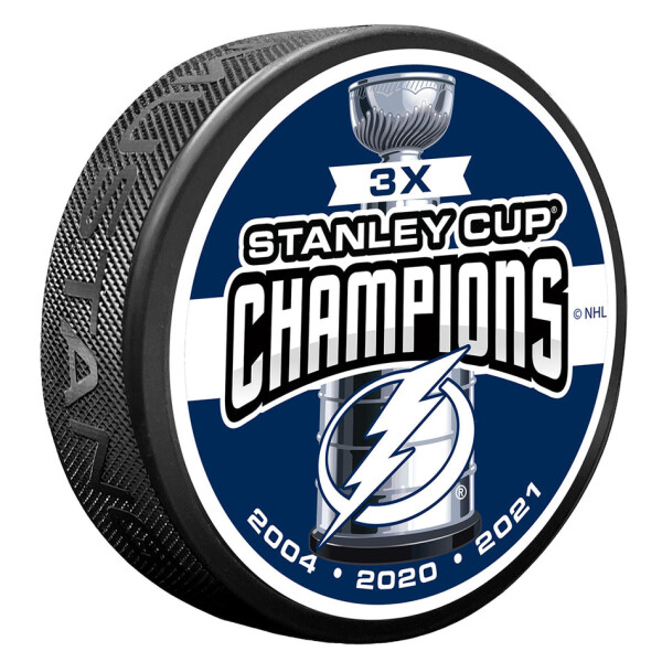 Mustang Puk Tampa Bay Lightning NHL 3 TIME CHAMPS