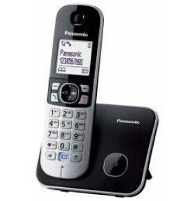 Panasonic KX-TG6811FXB / DECT bezdrátový telefon s 1.8 displejem / možnost repeateru (KX-TG6811FXB)