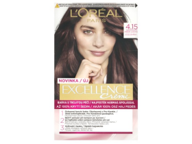 L'Oréal Paris Excellence Créme permanentní barva na vlasy 4.15 hnědá ledová,72+48+12+60 ml
