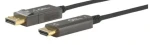 MicroConnect Premium Optic Fiber Kabel DisplayPort 1.4 (M) - HDMI 2.0 (M) 30m černá (DP-HDMI-3000V1.4OP)