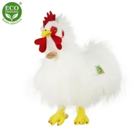 Eco-Friendly kohout bílý stojící 33 cm