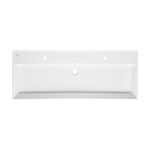 Umyvadlo SAT Infinitio 121,4x46,9 cm dva otvory pro baterii SATINF12046 SATINF12046