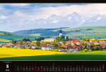 Nástěnný kalendář 2026 Helma - Slovakia Panorama, 48,5 x 33,4 cm - SLOVENSKÝ
