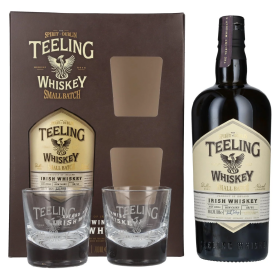 Teeling SMALL BATCH Rum Cask Finish Irish Whiskey 46% 0,7 l (dárkové balení 2 skleničky)