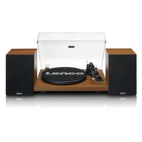 Lenco LS-480 hnědá / Gramofon / 33 45 RPM / 3.5 mm / RCA / BT 4.2 / 2x 30W repro (LS480WD)