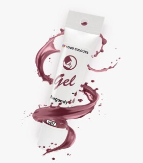 Food Colours gelová barva tuba Burgundy 30 g
