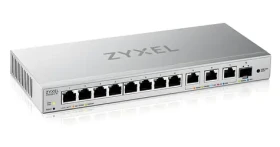 ZyXEL XGS1250-12 šedá / Switch / Managed L2 / 11x 10G RJ-45 / 1x SFP+ / 96 Gbit/s (XGS1250-12-ZZ0102F)