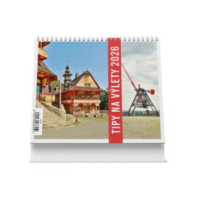 Stolní kalendář Tipy na výlety 2026