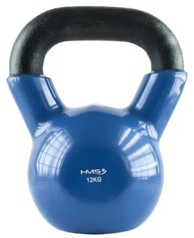 HMS KN 12 kg / Kettlebell / pokrytý vinylem