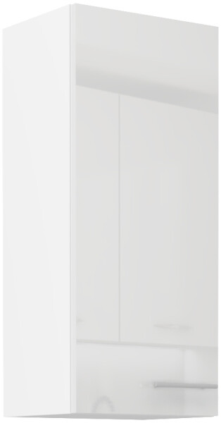 Horní skříňka Lara 40 G-90 1F Barva korpusu: Bílá, Barva dvířek: Bílý lesk