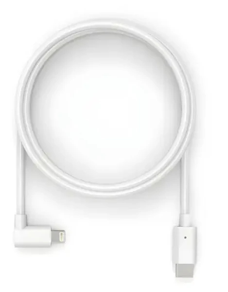 Compulocks USB-C - Lightning kabel bílá / Kabel / 180 cm / pravoúhlý Lightning / nabíjecí (6FTC90DLT01)
