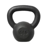 HMS KZG06 Litinový kettlebell 6 kg černý (5907695517781)