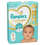 Pampers Premium Care Velikost 3, 78 Dětské Plenky, 6kg-10kg