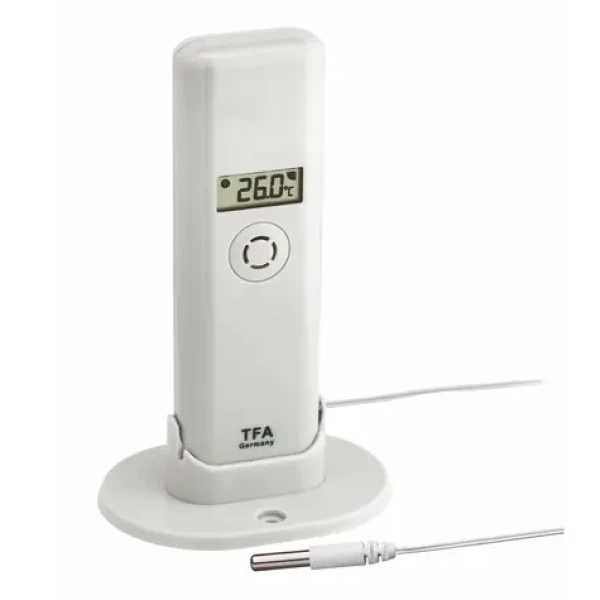 TFA 30.3304.02 - Bezdrátové čidlo teploty a vlhkosti s kabelovým senzorem pro WEATHERHUB (TFA30.3304.02)