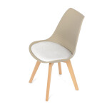Židle jídelní, cappuccino plast, CT-X7055 CAP