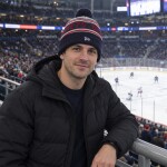 New Era Pánská zimní čepice Columbus Blue Jackets NHL Pom Wordmark