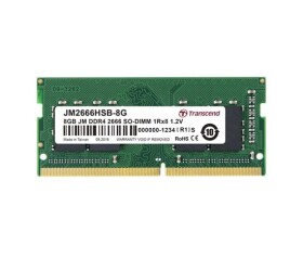 TRANSCEND SODIMM DDR4 8GB 2666MHz 1Rx8 1Gx8 CL19 1.2V EDF_325993