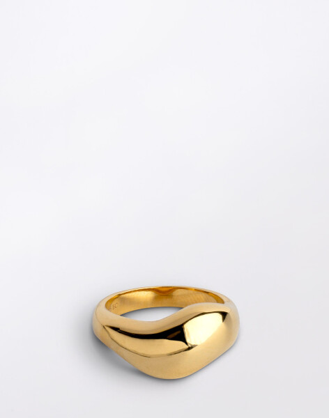 ENAMEL Copenhagen Ring, Agnete Large 925S/GP 57