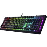 Razer BlackWidow V4 X Green Switch černá / Herní klávesnice / mechanická / Razer green / USB / US Layout (RZ03-04700100-R3M1)