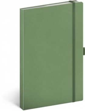 Notes Zelený, tečkovaný, 13 21 cm