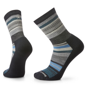 Dámské merino městské ponožky SMARTWOOL Everyday Joviansphere Crew Socks, Black velikost: 46-49 (XL)