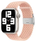 Devia Deluxe Series Sport4 růžový / Řemínek pro Apple Watch / Nylonový pletený / 44/45/46 mm (6938595381782)