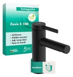 HANSGROHE - Zesis S Umyvadlová baterie, CoolStart, matná černá 74721670