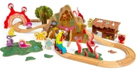 Bigjigs Rail Dřevěná vláčkodráha Příšerky
